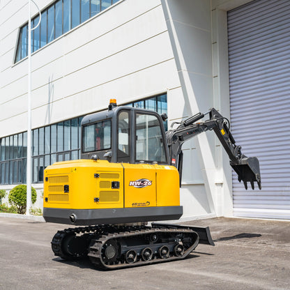 2.5 Ton Mini Excavator Diesel Hydraulic Excavators Tractor 2.5t Mini Bagger Small Excavator Digger Multifunctional Machinery