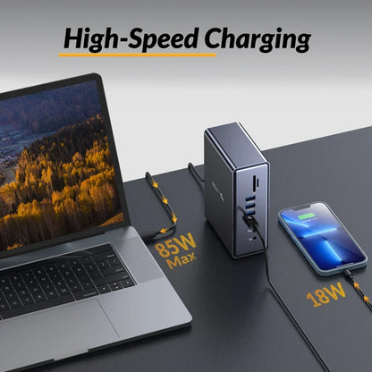 iDsonix USB C 15 In 1 Docking Station HDMI4K PD100W