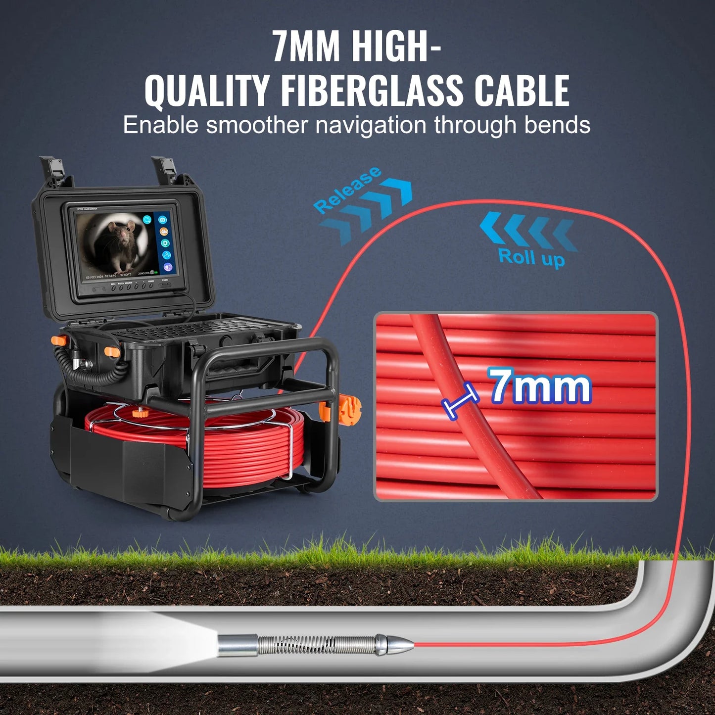 SucceBuy Sewer Camera 512Hz Transmitter 1080P HD Inspection