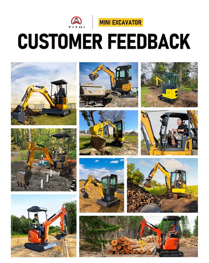 Customized 1.5ton Micro Mini Excavator Quick Start Stable Power Output Custom Color For Greenhouse & Small Farm Construction