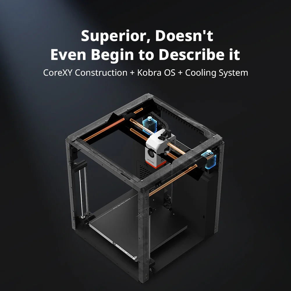Anycubic Kobra S1 Combo 3D Printer Max Speed 600mm/s
