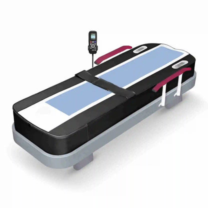 HEALTHFOREVER Electric Jade Stone Massage Bed With Heat Kneading Roller