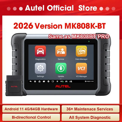 Autel MaxiCOM MK808KBT Pro Diagnostic Tool With Bidirectional Control