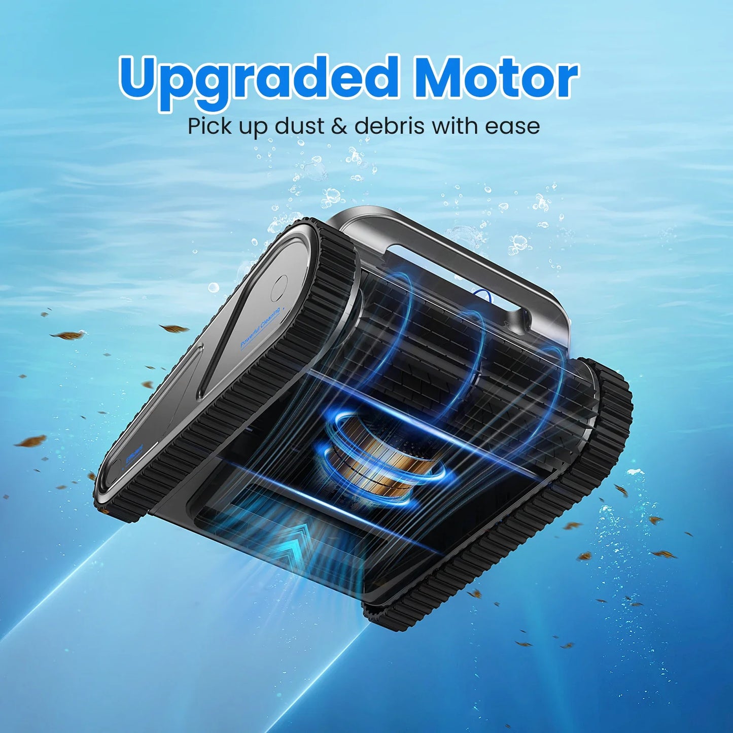 INSE Y50 Auto Pool Cleaner Cordless Robotic 4 Motors