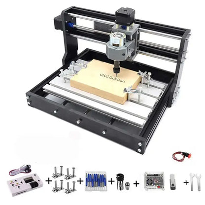 CNC Router 3018 Upgrade Mini CNC Milling Machine with GRBL 1.1 ER11 3 Axis Controller with Offline for Wood Engraving