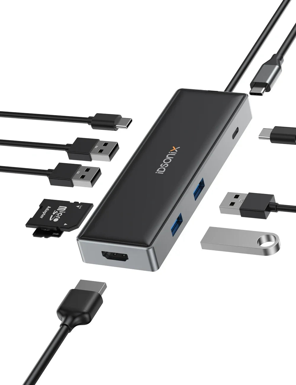 iDsonix USB C 15 In 1 Docking Station HDMI4K PD100W