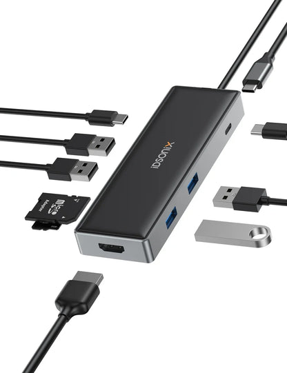 iDsonix USB C 15 In 1 Docking Station HDMI4K PD100W