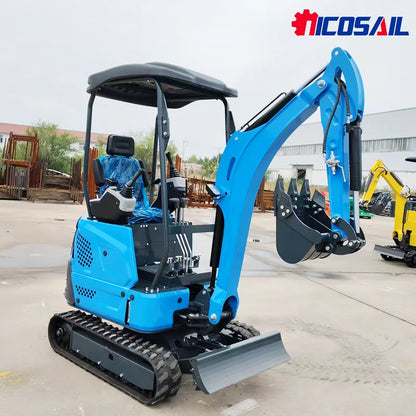 Mini Excavator Prices CE Euro Diesel Engine Bagger 1.8 ton 1.5 t 2 ton Multifunctional Mini Excavator