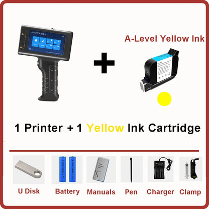 Willita Handheld Thermal Inkjet Printer English Language Production Date Number Logo Expiry Date Label Plastic Hand Jet Printer