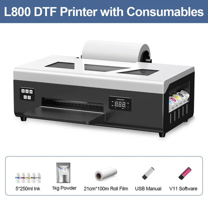 TOPPARTS DTF Printer Direct To Film Printing Machine For Clothes