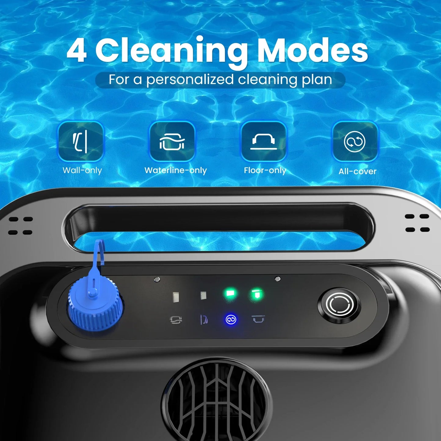 INSE Y50 Auto Pool Cleaner Cordless Robotic 4 Motors