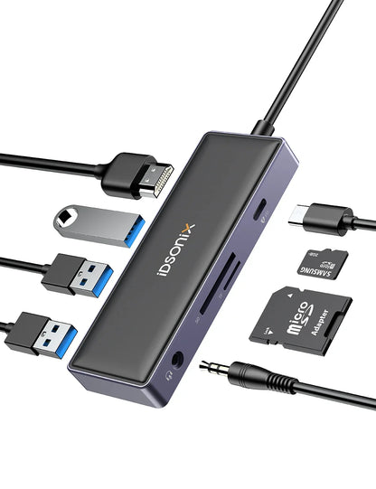 iDsonix USB C 15 In 1 Docking Station HDMI4K PD100W