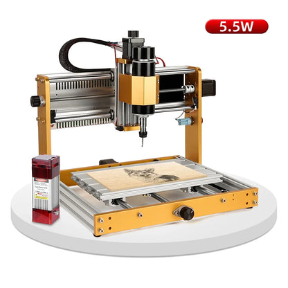 CNC Router Machine 3018Pro Max 500W, GRBL Offline ControlAll Aluminum Frame CNC Milling Machine for Wood Metal Carving Cutting