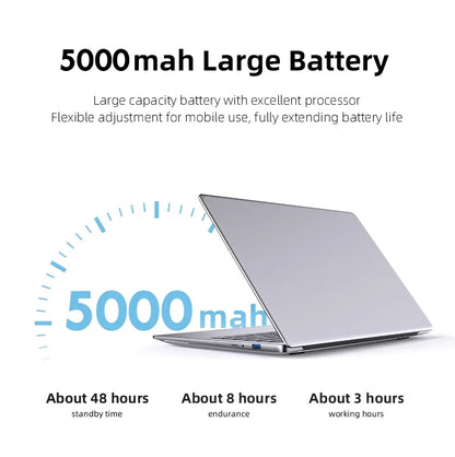 Xiaman Windows 11 Laptop Intel Atom A3950 12GB 512GB SSD
