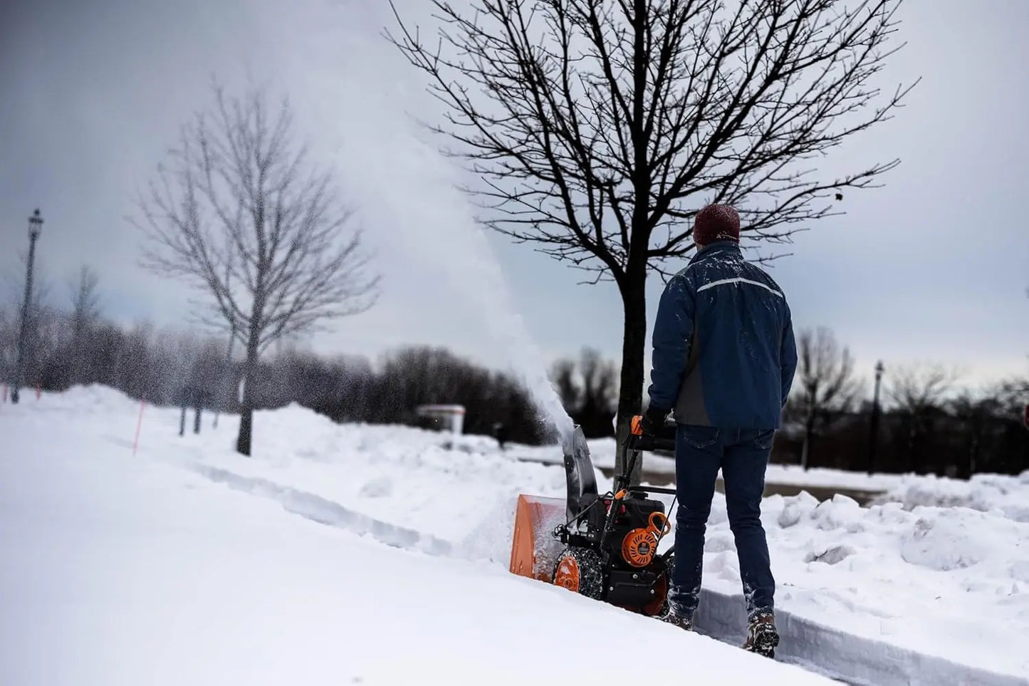 XMSJ 209cc Gas Snow Blower Electric Start Self Propelled