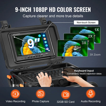 SucceBuy Sewer Camera 512Hz Transmitter 1080P HD Inspection