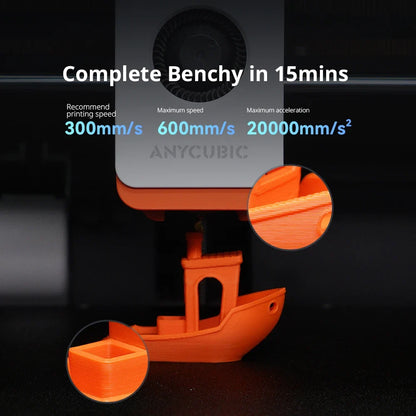 Anycubic Kobra S1 Combo 3D Printer Max Speed 600mm/s