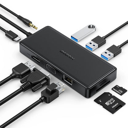 iDsonix USB C 15 In 1 Docking Station HDMI4K PD100W