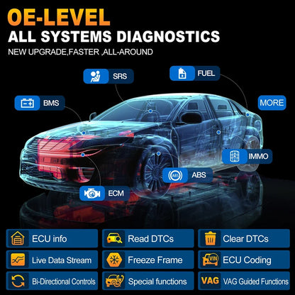 LAUNCH X431 Pro Elite OBD2 Diagnostic Scanner For All Systems