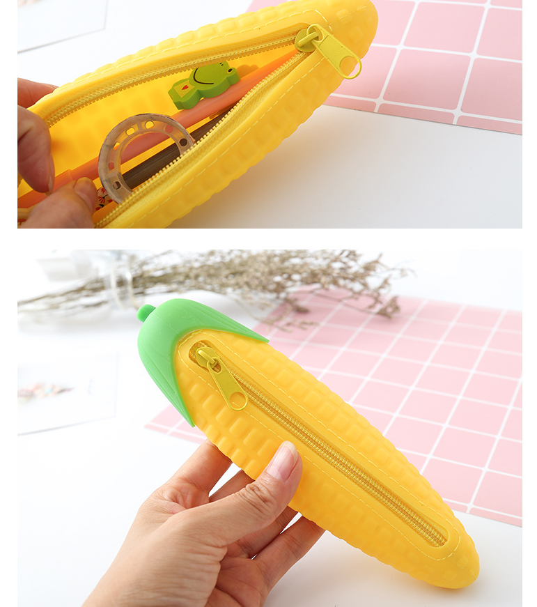Corn Pencil Case - Cute Design for School Supplies