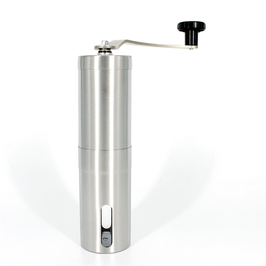Stainless Steel Hand-Crank Coffee Bean Grinder