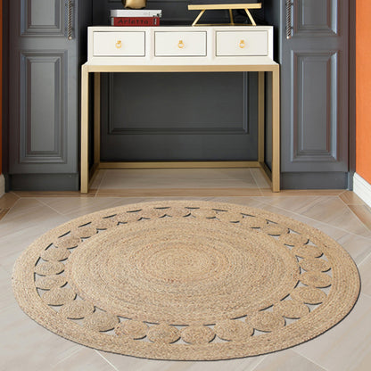 Natural Jute Area Rug for Living Room and Office