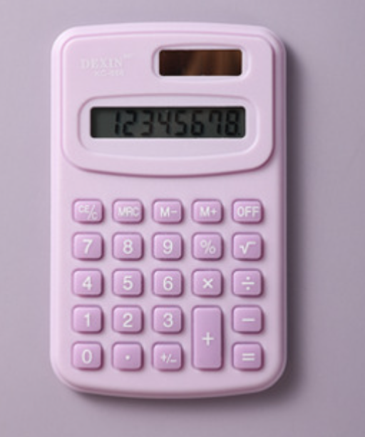 Cartoon Mini Handheld Calculator for Students and Office