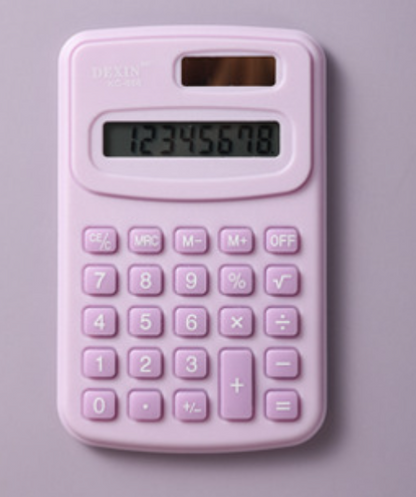 Cartoon Mini Handheld Calculator for Students and Office