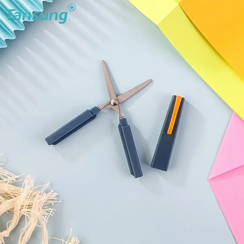 Portable Cute Scissors for Students and Office Use