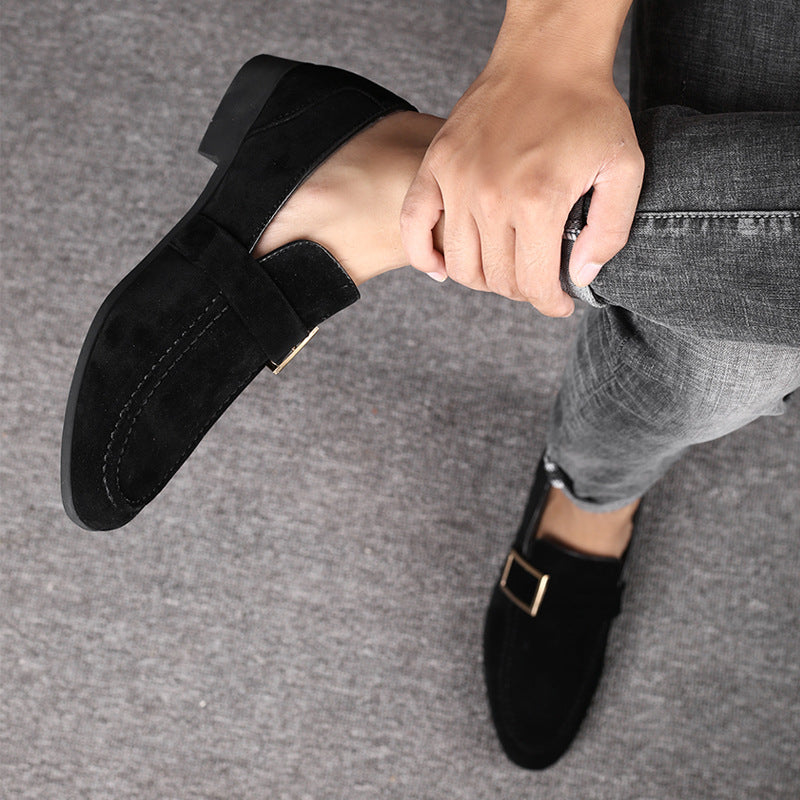 Men's Leather Slip-On Loafers for Office and Casual Wear