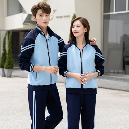 Spring and Autumn Middle School Long Sleeve Sports Set