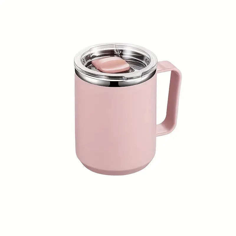 16oz Insulated Stainless Steel Travel Mug with Handle