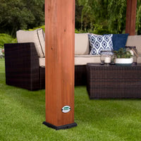Cedar Pergola Shade Structure Built for Outdoor Patios, 10x10 Traditional Design, All Cedar Wood Construction