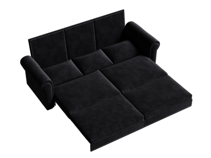 Chesterfield Sofa Bed – 3-in-1 Velvet Convertible Sleeper
