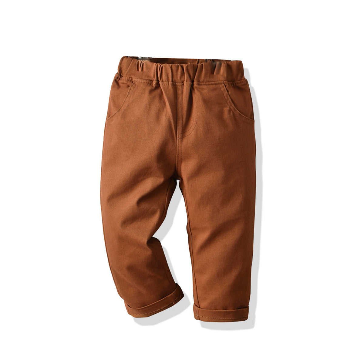 Baby Cotton Casual Trousers for School Uniforms