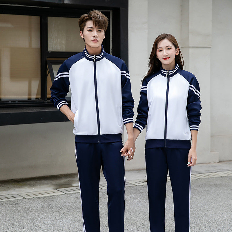 Spring and Autumn Middle School Long Sleeve Sports Set