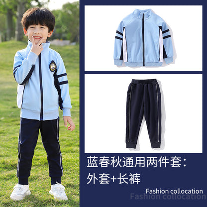 Spring and Autumn School Uniforms for Kids and Teachers