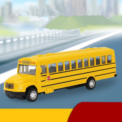 Children's School Bus Car Toy Set