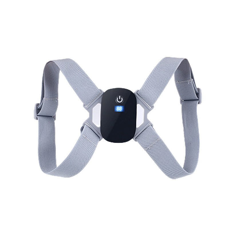 Smart Posture Corrector with Vibration Alert and LCD Display
